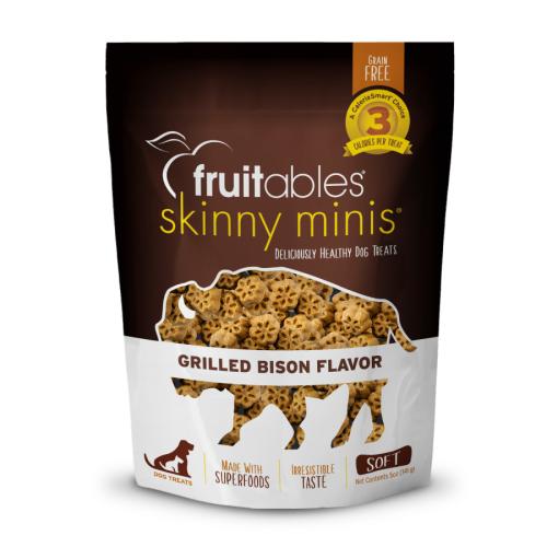 Fruitables Dog Treat Grilled Bison Skinny Minis 5oz