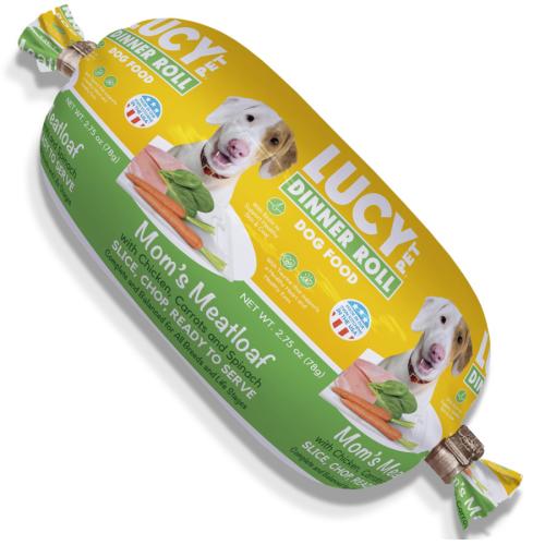 Lucy Pet Dog Treat Chicken Mom's Meatloaf Roll 2.75oz