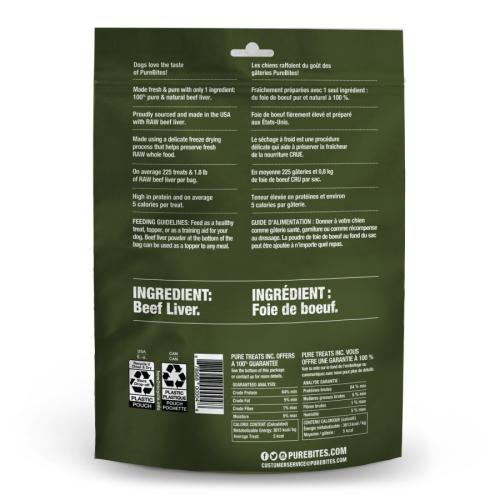 PureBites Dog Treat Freeze-Dried Beef Liver 8.8oz
