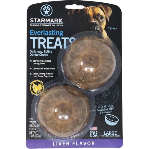 Starmark Dog Treat Everlasting Replacement Liver Large
