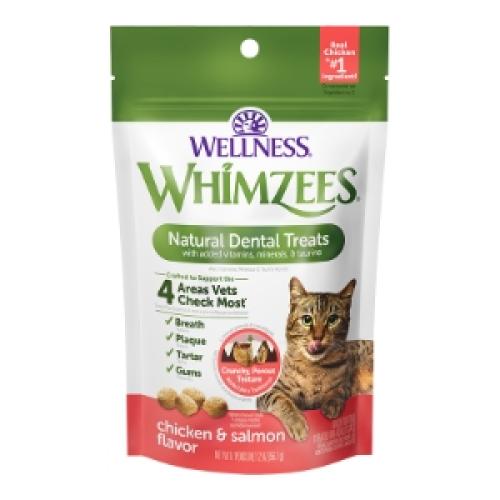 Whimzees Cat Treat Dental Chicken & Salmon 2oz