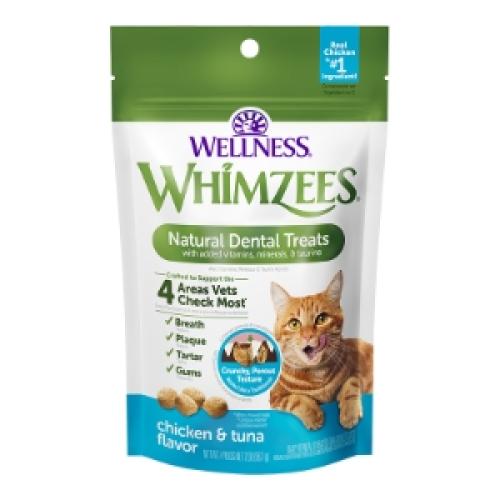 Whimzees Cat Treat Dental Chicken & Tuna 2oz