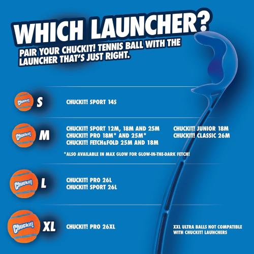 Chuckit! Dog Toy Tennis Ball Medium 2pk
