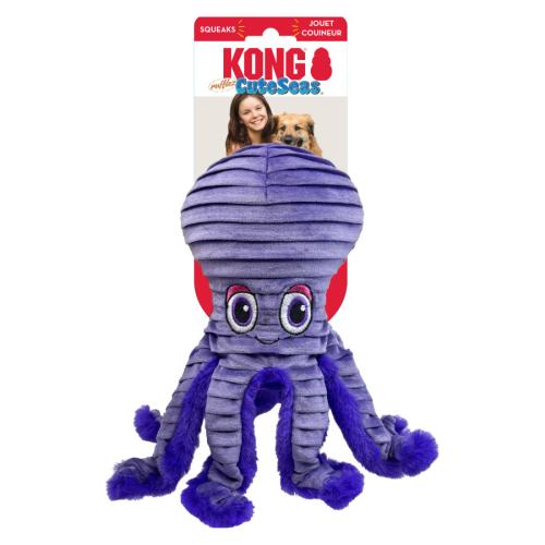 KONG Dog Toy Cuteseas Rufflez Octopus Medium