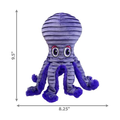KONG Dog Toy Cuteseas Rufflez Octopus Medium