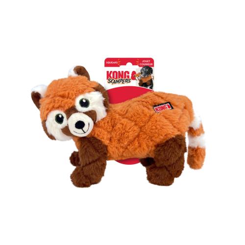 KONG Dog Toy Scampers Red Panda Medium
