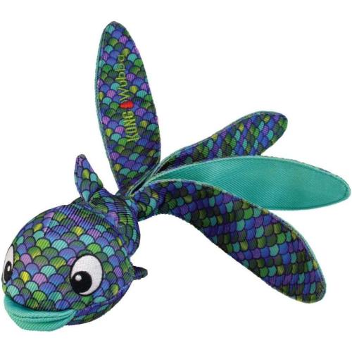 KONG Dog Toy Wubba Finz Blue Small