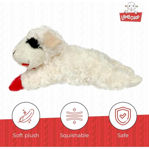 Multipet Dog Toy Lamb Chop 10.5"