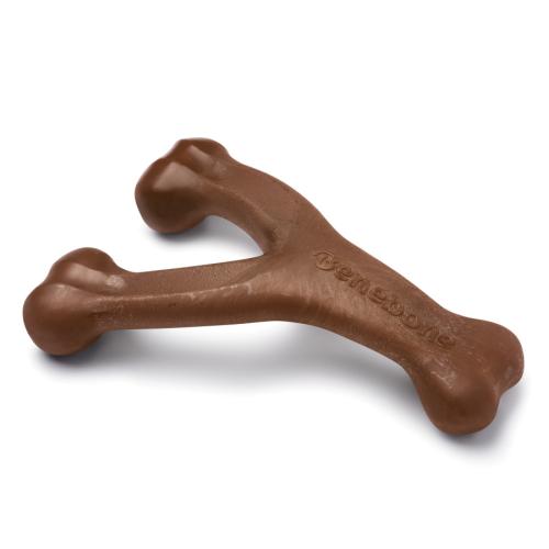 Benebone Dog Toy Peanut Butter Wishbone Large