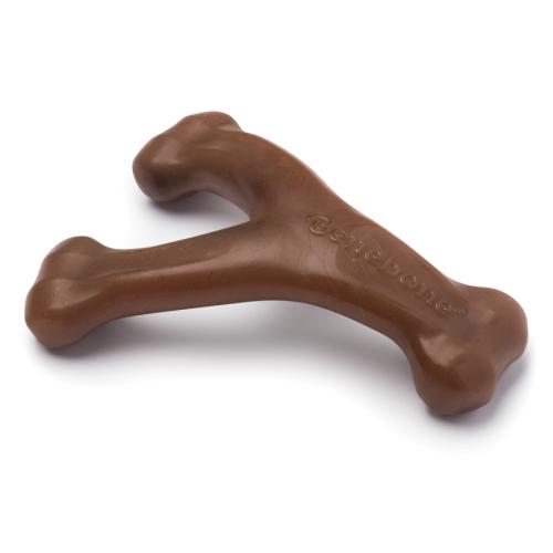 Benebone Dog Toy Peanut Butter Wishbone Small