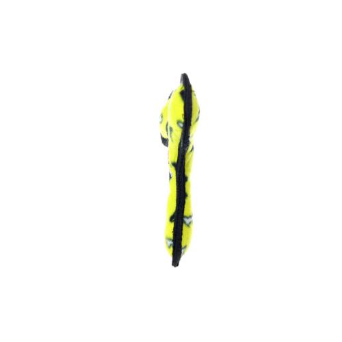Tuffy Dog Toy Jr Boomerang Yellow 7"
