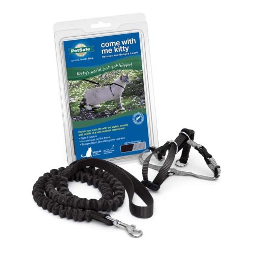 PetSafe Cat Harness Come With Me Kitty Black Medium