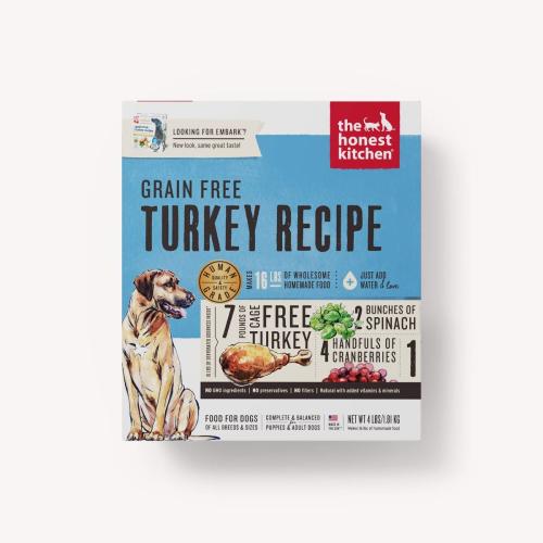 The Honest Kitchen Dehydrated Dog Grain Free Turkey 4#