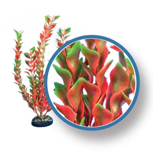 Weco Aquarium Decor Red Ludwigia Plant 6"