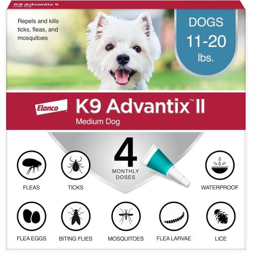 K9 Advantix II Medium Dog 11-20# 2pk