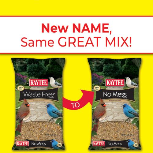 Kaytee Bird Seed No Mess Blend, 10lb