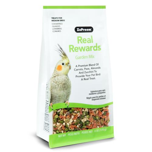 ZuPreem Real Rewards Garden Mix Medium Bird Treats 6 oz