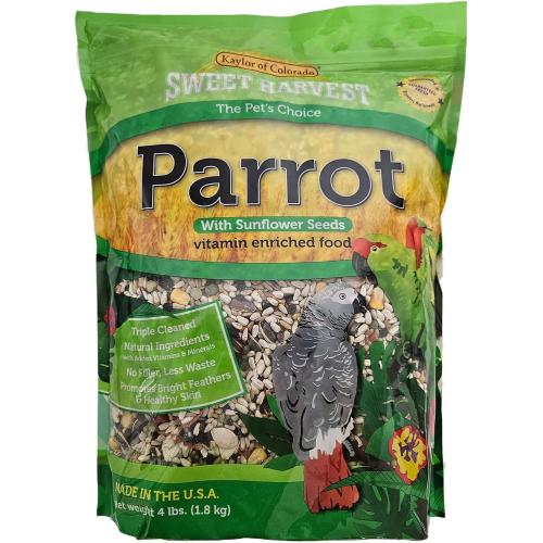Sweetharvest Parrot Bird Food (with Sunflower Seeds), 4lb