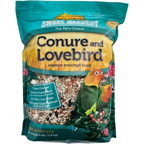 Sweetharvest Conure & Lovebird Food, 4lb
