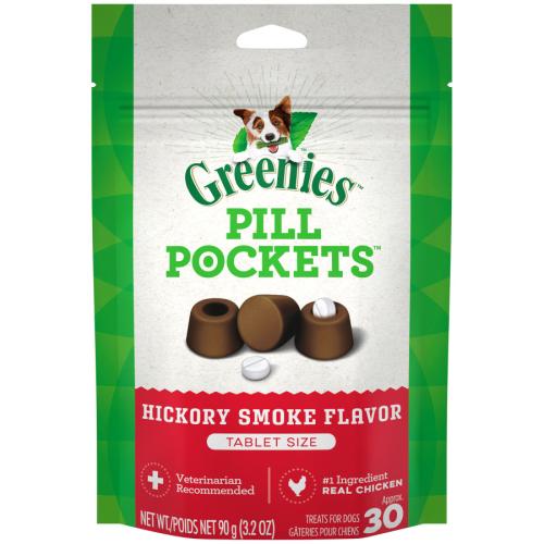 Greenies Dog Pill Pocket, Hickory 3.2oz