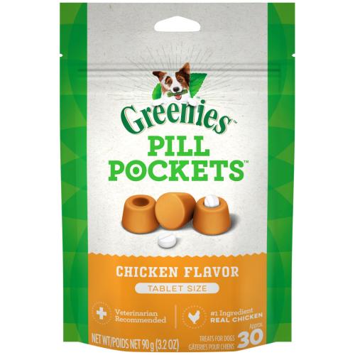 Greenies Dog Pill Pocket Chicken 3.2oz
