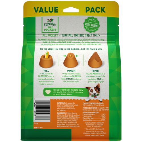 Greenies Dog Pill Pocket Cheese 15.8oz