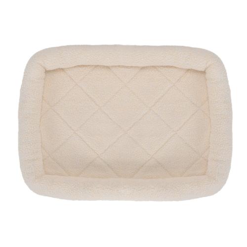 Furhaven Dog Bed Bolster Bolster Crate Cream SM