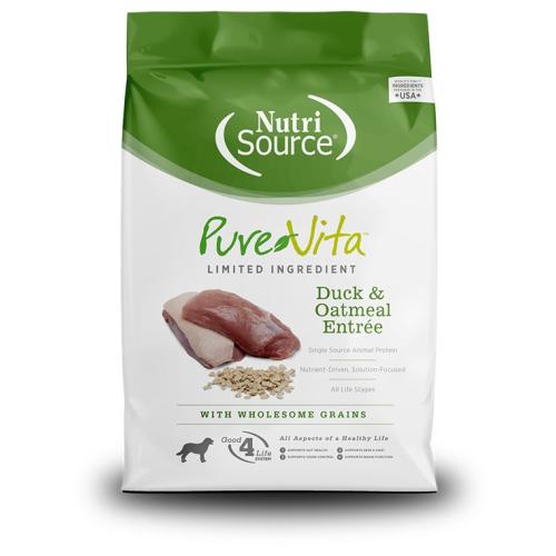 Purevita Dry Dog Duck Oatmeal 4#