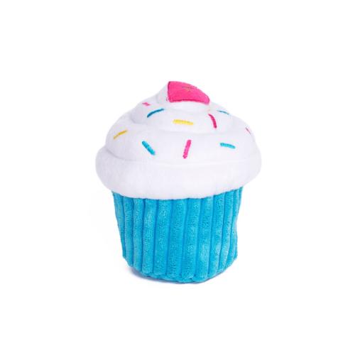 Zippypaws Dog Toy Cupcake Blue MD