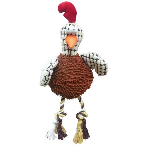 Spot Dog Toy Giggler Plush Chicken 12"
