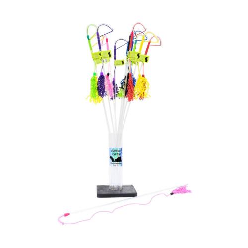 Vee Cat Toy Purrfect Curly Wand