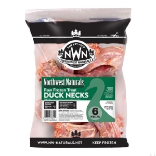 Northwest Frozen Dog Raw Treat Duck Necks 6pk