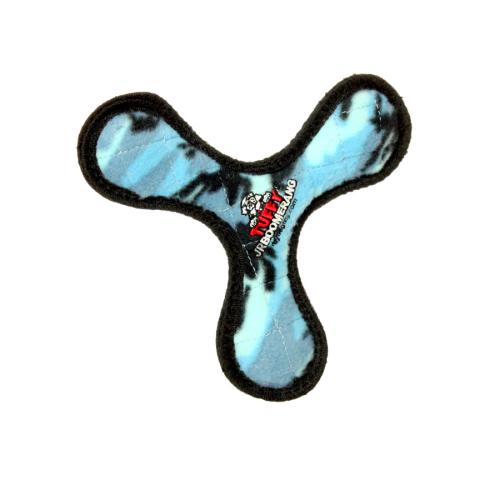 Tuffy Dog Toy Jr Boomerang Blue