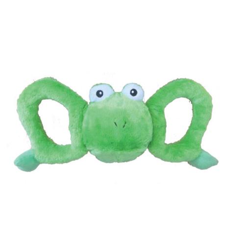 Jollypet Dog Toy Tug A Mal Frog Large