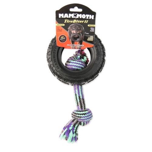 Mammoth Dog Toy Tirebiter 2 Rope 5" Medium