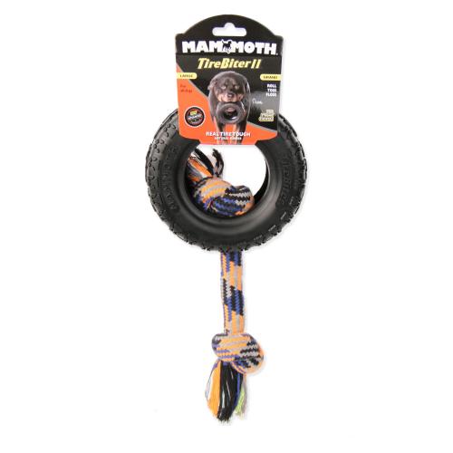 Mammoth Dog Toy Tirebiter 2 Rope 6" Large