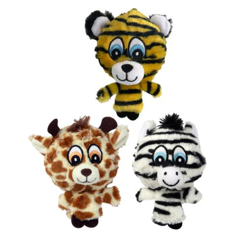 Multipet Dog Toy Knobby Noggins 4" Assorted