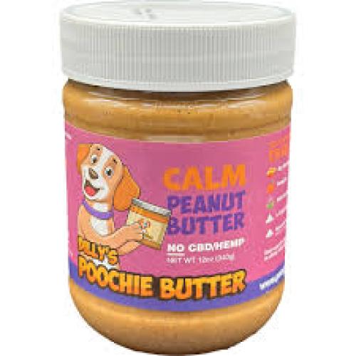 Poochie Dog Treat Calming Peanut Butter Spread 12oz