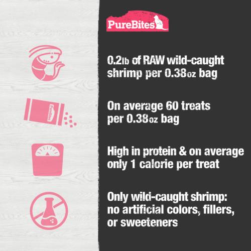 PureBites Cat Treats Freeze-Dried Shrimp 0.38oz