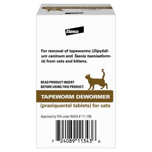 Elanco Cat Med Tapeworm Dewormer 3ct