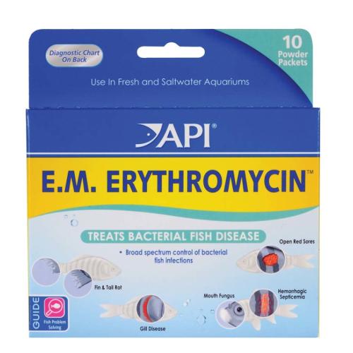 API Fish Med E.M. Erythromycin Powder 10pk