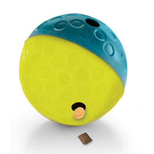 Outward Hound Dog Toy Tumble Treat Ball Blue Small