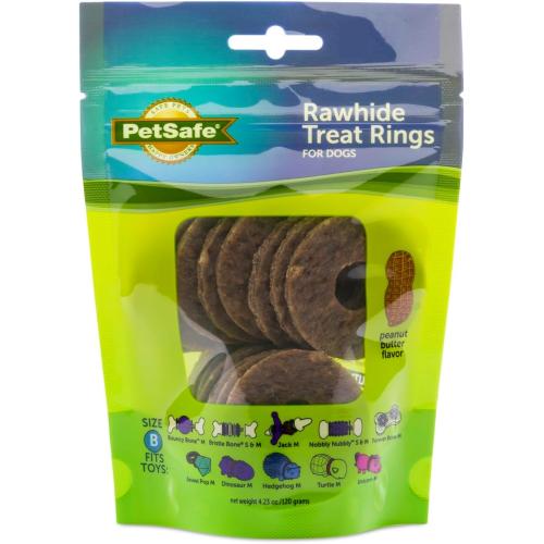 Petsafe Dot Treat Busy Buddy Rings Peanut Butter Size A Small