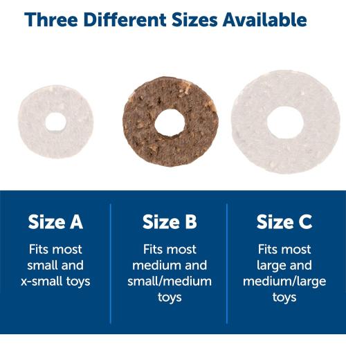 Petsafe Dot Treat Busy Buddy Rings Peanut Butter Size A Small