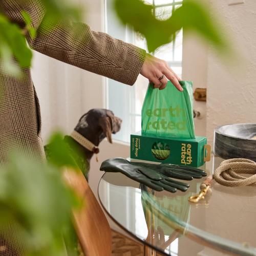 Earth Rated Poop Bags Unscented Grab & Go Single Roll 300ct