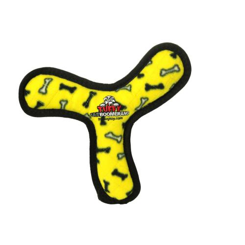Tuffy Dog Toy Ultimate Boomerang Yellow
