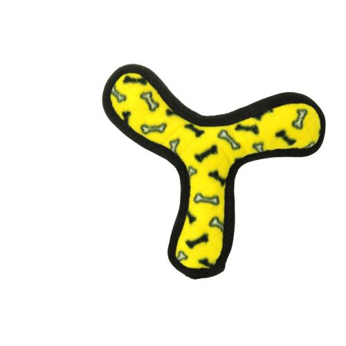 Tuffy Dog Toy Ultimate Boomerang Yellow