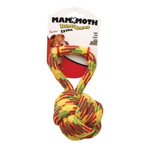 Mammoth Dog Toy Extra Monkey Fist Handle