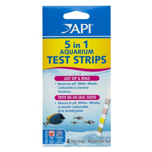 API Aquarium Supply 5 in 1 Test Strips 4pk