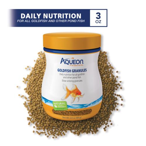 Aqueon Fish Food Goldfish Granules 3oz